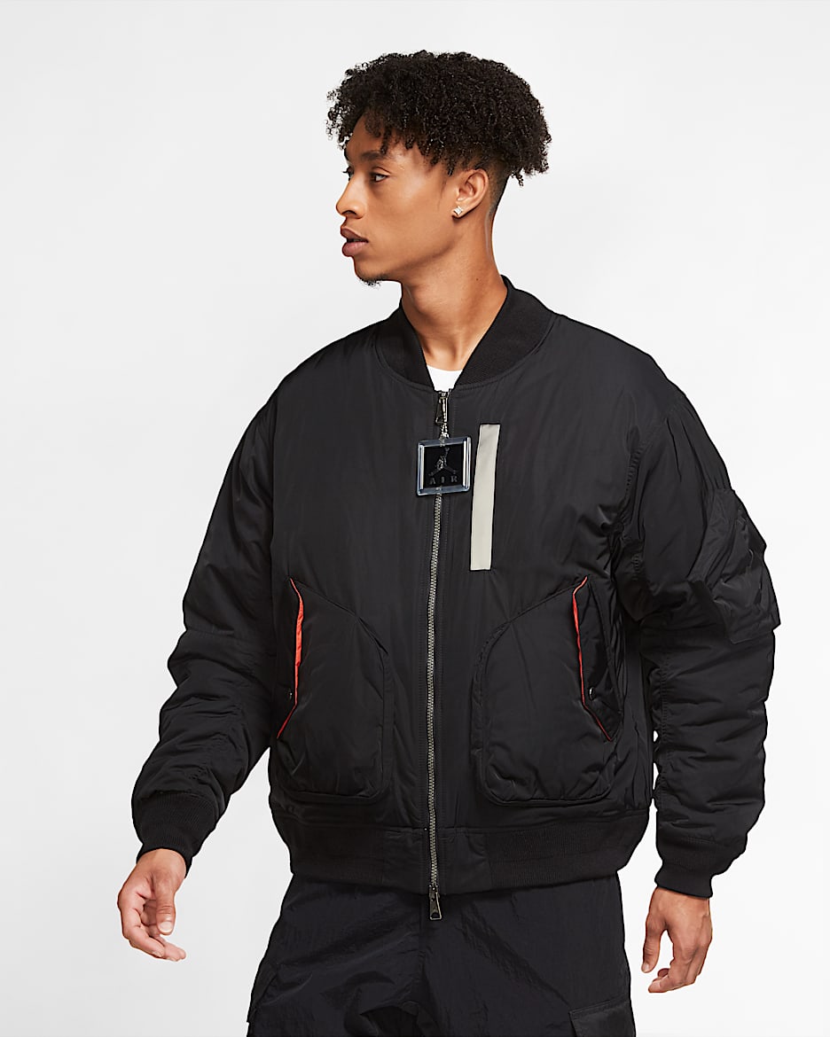Bershka MA-1 NIKE ジョーダンデザイン ブルー（青）系 Nike AIR JORDAN(ナイキ エアジョーダン) MA-1